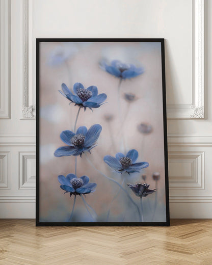 Wandbild Kosmos blau