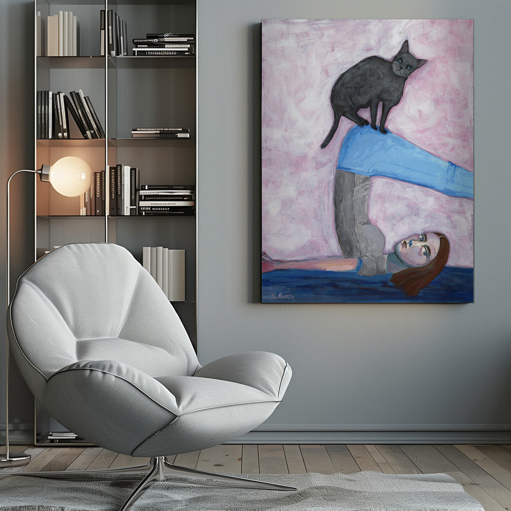 Yoga with my Cat
