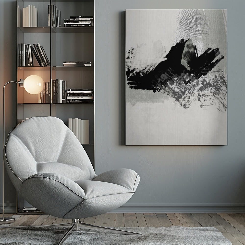 Wandbild Abstraktion strukturiert