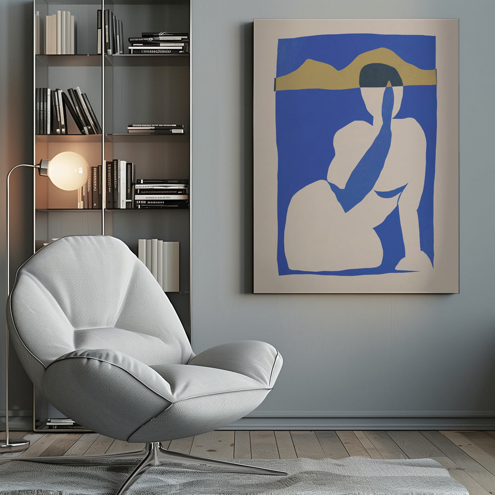 Wandkunst Muse ausgeschnitten