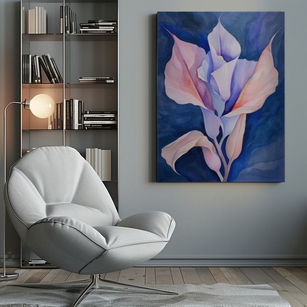 Wandkunst Gemalte Formen und Pflanzen 15