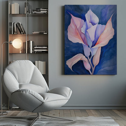 Wandkunst Gemalte Formen und Pflanzen 15
