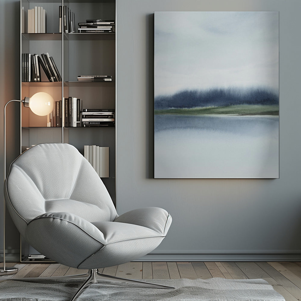 Wandbild Indigoforestiii 32x40
