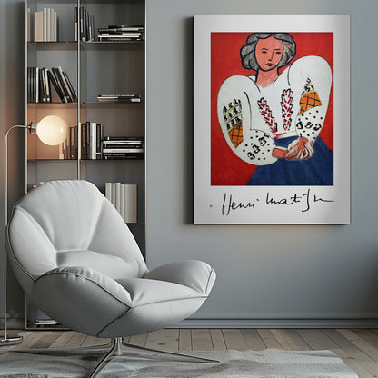 Wandbild Henri Matisse, La Camicetta Romena, 1940