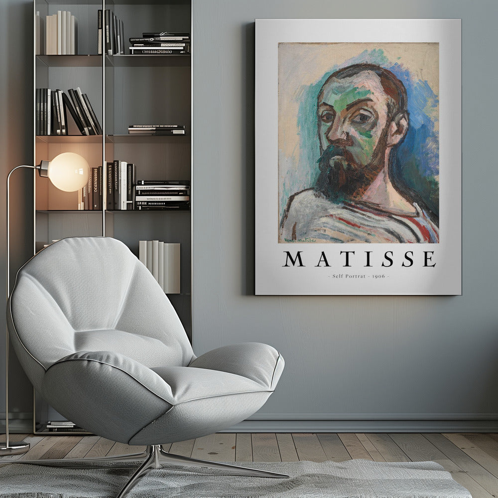 Wandbild Selbstporträt 1906 Poster