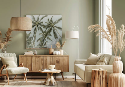 Wandkunst Liebliche Vintage-Palmen