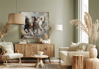 Wandbild Pferd Vintage-Kunstillustration 15