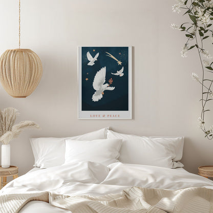 Wandbild Leinwandbild Liebe & Frieden
