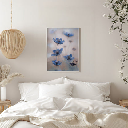 Wandbild Kosmos blau