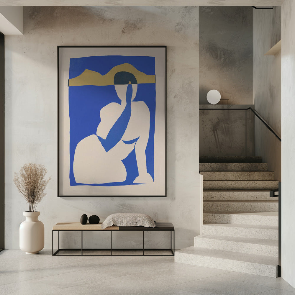 Wandkunst Muse ausgeschnitten