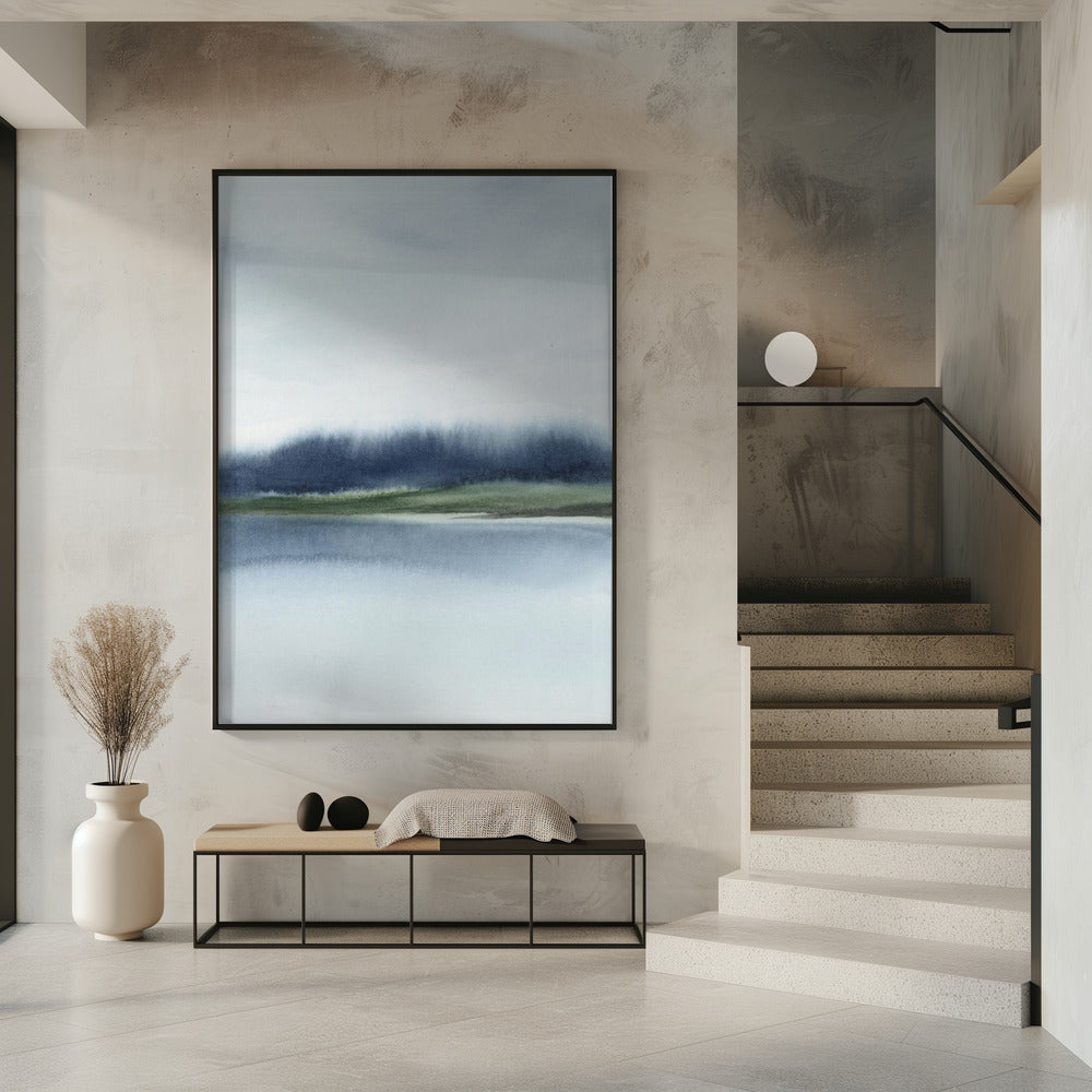 Wandbild Indigoforestiii 32x40
