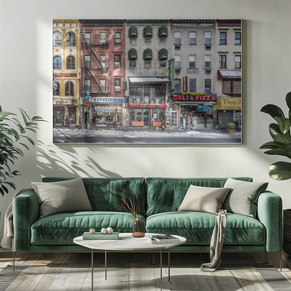 Wandkunst Ein kalter Tag in NY