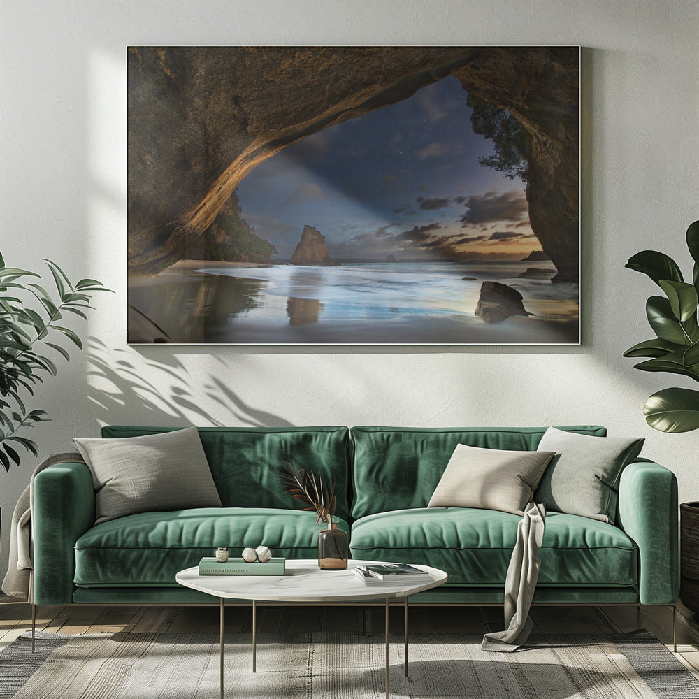 Wandbild Cathedral Cove