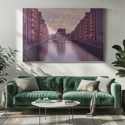 Wandbild – Stadt der Lagerhäuser