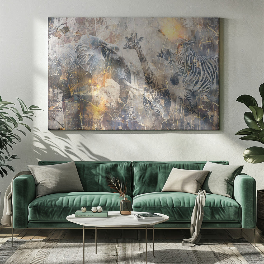 Wall art African Art Illustration Wallart 114
