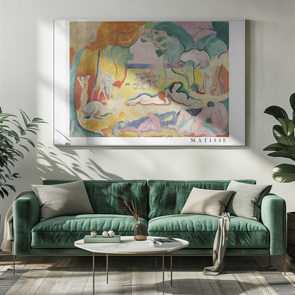 Wandbild La Joie De Vivre, mit Rahmen