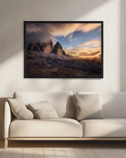 Wandbild Der letzte Moment