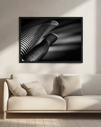 Wandbild Twisted Towers