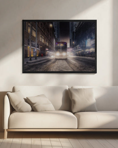 Wandbild Winterzeit