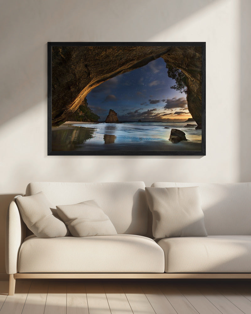 Wandbild Cathedral Cove