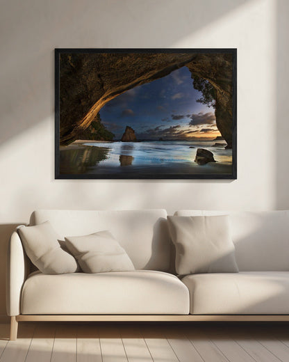 Wandbild Cathedral Cove