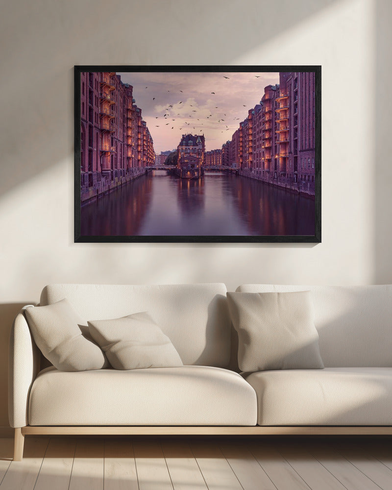 Wandbild – Stadt der Lagerhäuser