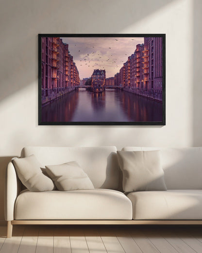 Wandbild – Stadt der Lagerhäuser