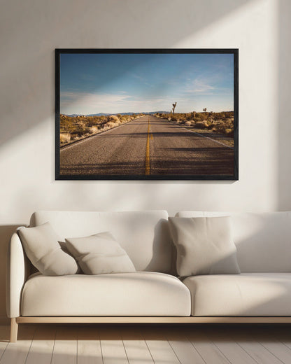 Wandbild Joshua Tree Road
