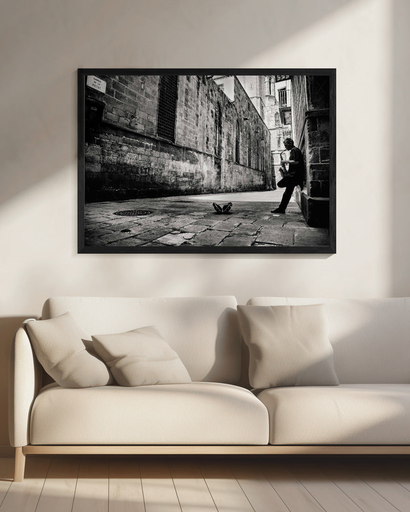 Wandbild Stille Straße
