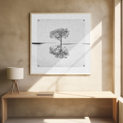 Wandkunst Zerstörte Leinwand.