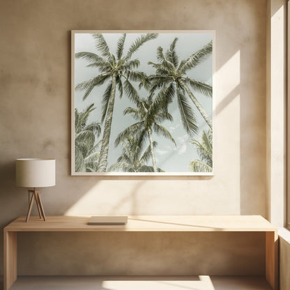 Wandkunst Liebliche Vintage-Palmen