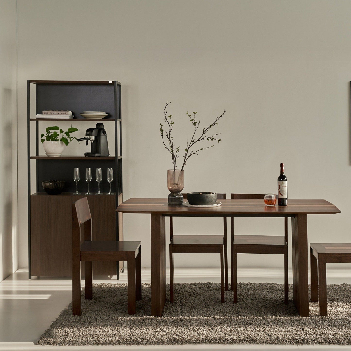 Plank 6-Seater Natural Oak Wood Dining Table