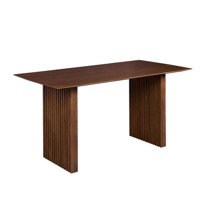 Plank 6-Seater Natural Oak Wood Dining Table