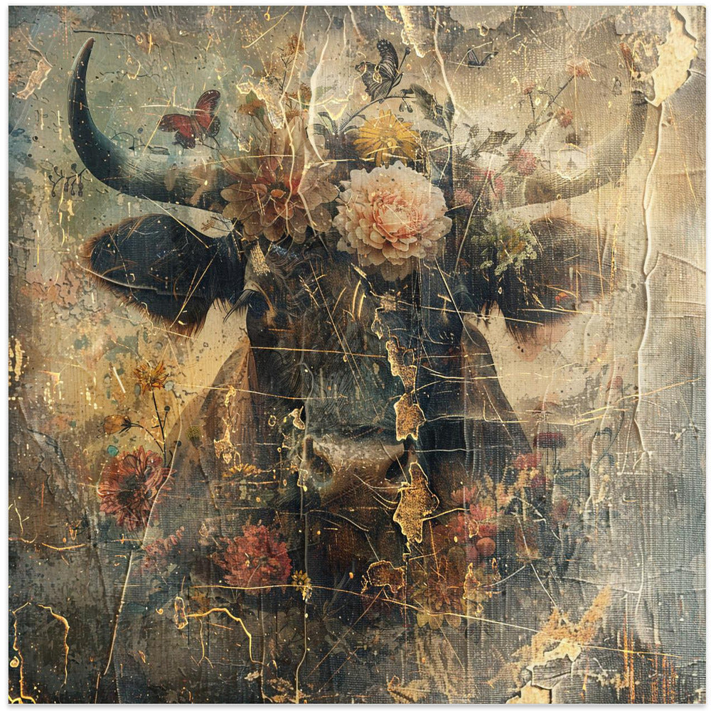 Wandbild Floral Tiere Vintage Kunst Illustration 10