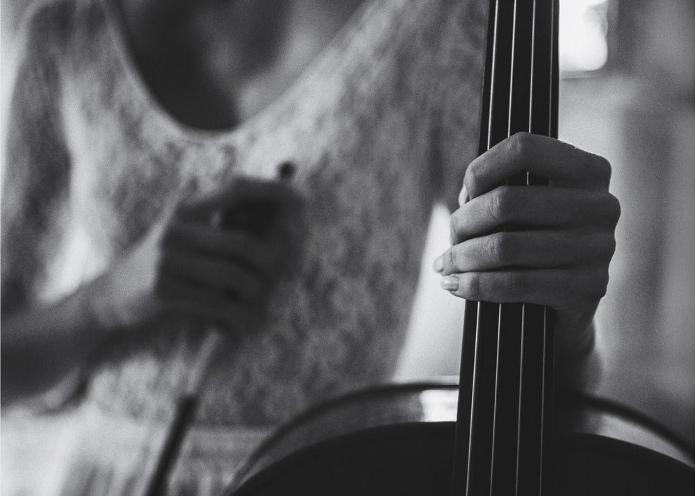 Wandkunst-Pause für das Cello