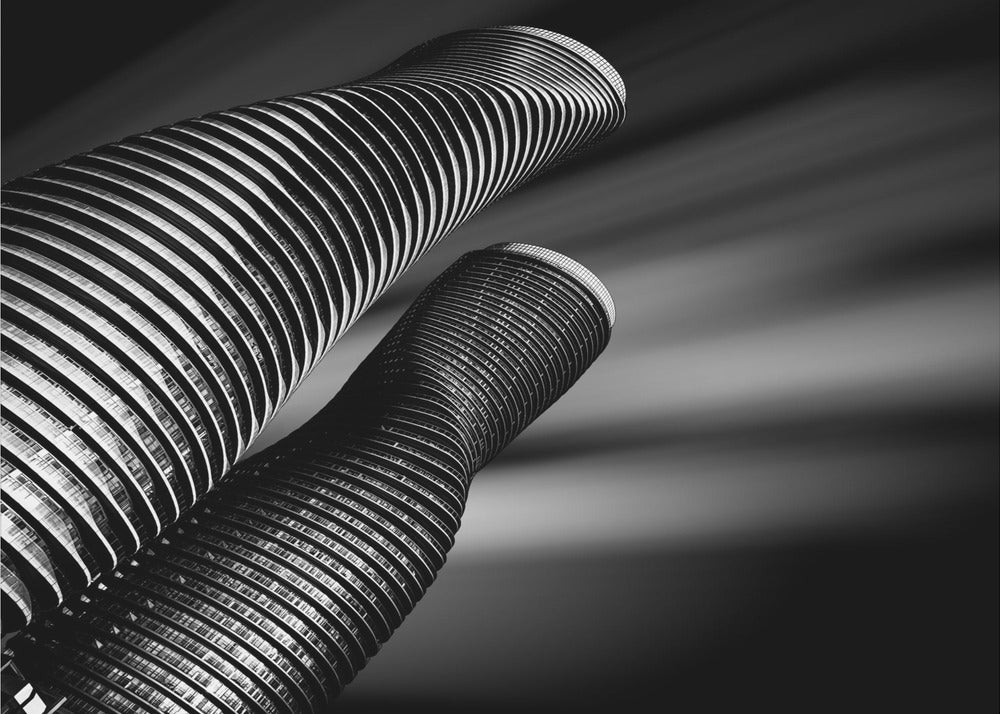 Wandbild Twisted Towers