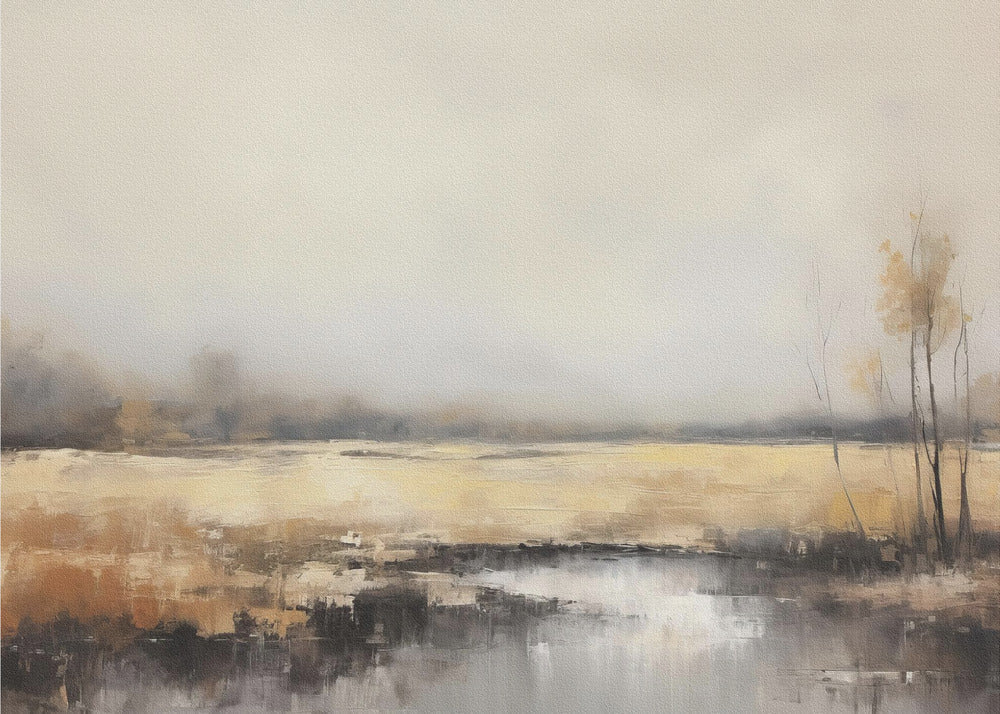Wandbild Horizontal Abstrakt Landschaft 3