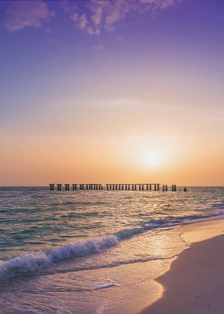Wandkunst Gasparilla Island Sonnenuntergang