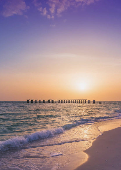 Wandkunst Gasparilla Island Sonnenuntergang