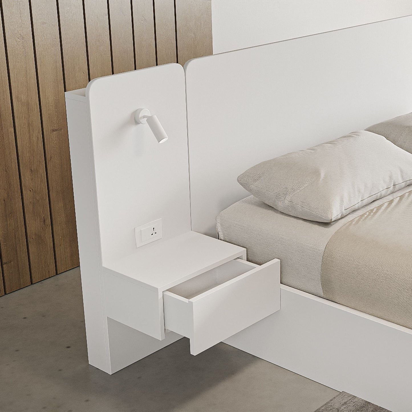 Rander 3-Piece Bedroom Set with Integrated Power & Reading Lamp