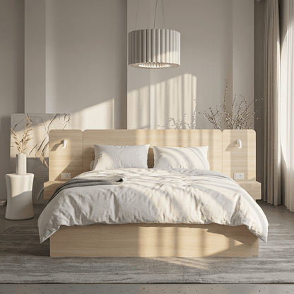 Rander Hotel Smart Bedroom Combo with Power Outlet & Reading Light
