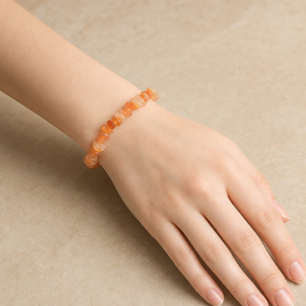Red Aventurine Chip Bracelet