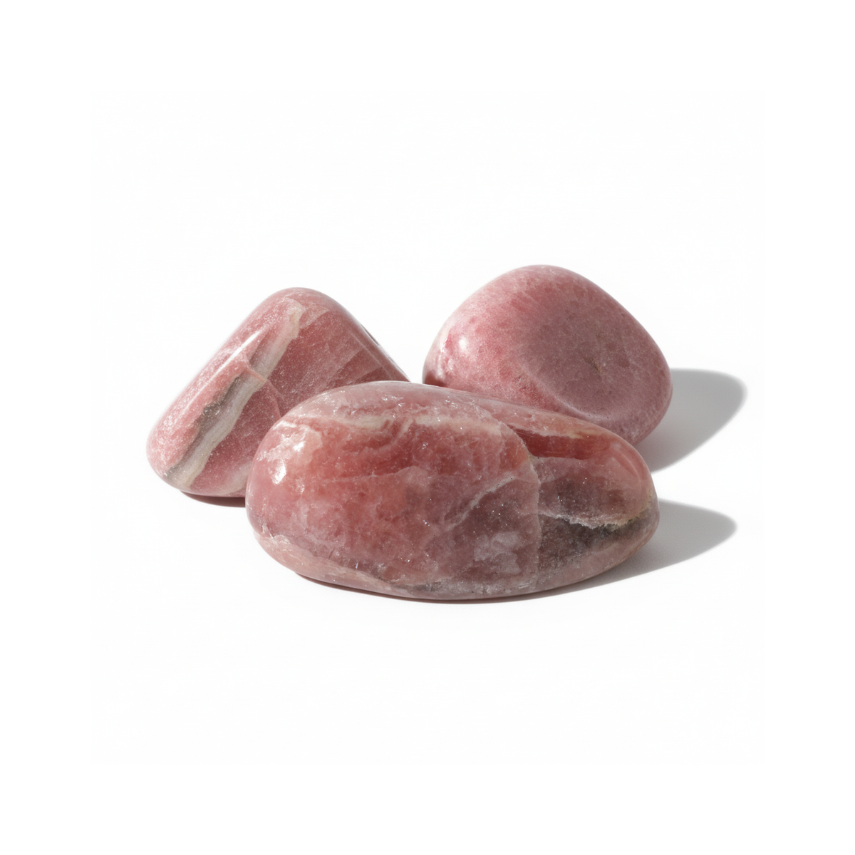 Rhodochrosite E Tumbled Stones #0 - 3 Pack
