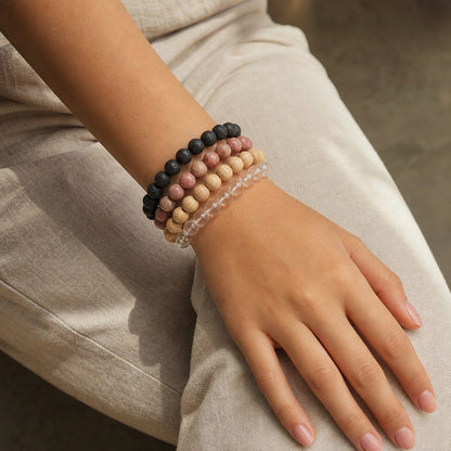 Rhodonite Bead Bracelet