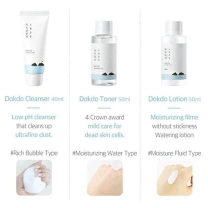 Round Lab 1025 Dokdo On the Go Kit For Dry & Sensitive Skin