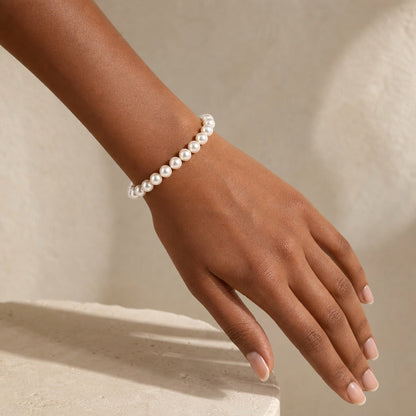 Shell Round Bracelet - 8mm