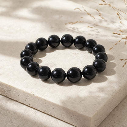 Shungite Bracelet Round - 12mm