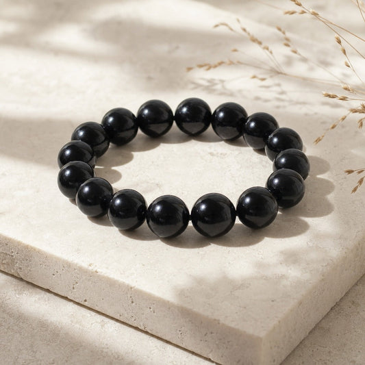 Shungite Bracelet Round - 12mm