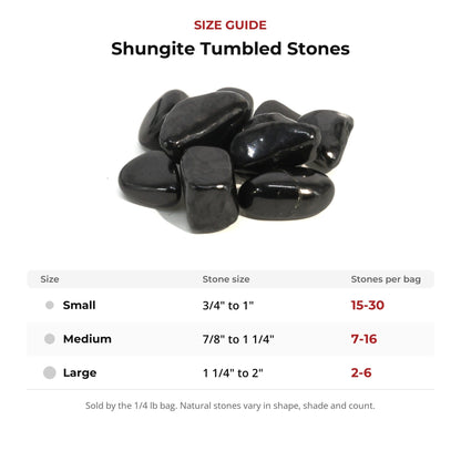 Shungite Tumbled Stones