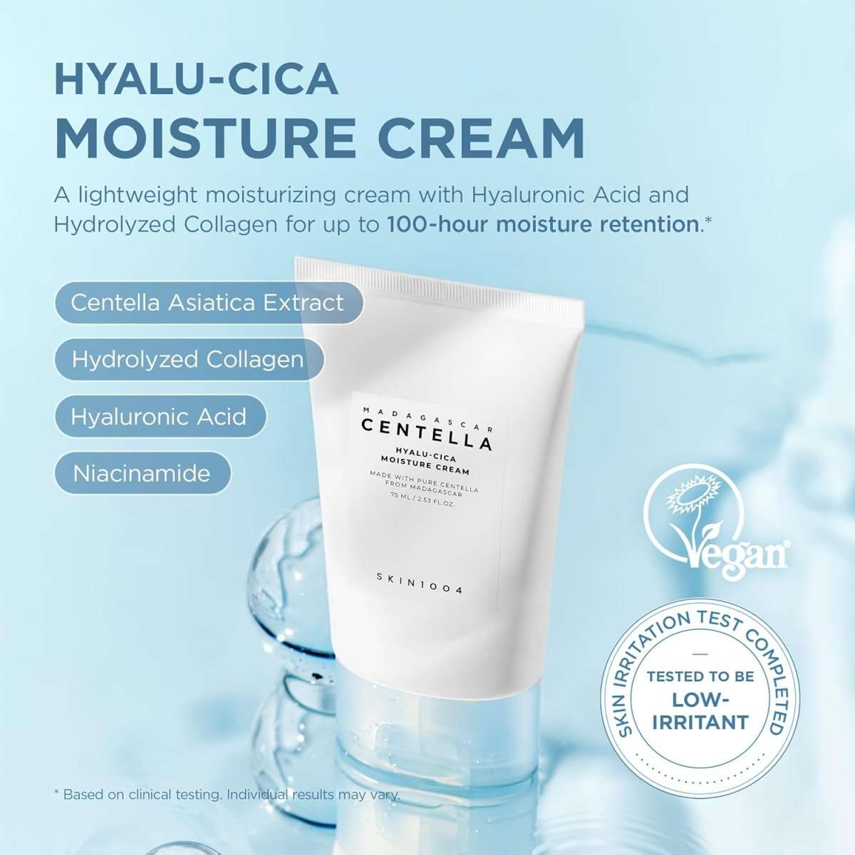 SKIN1004 Madagascar Centella Hyalu-Cica Moisture Cream 75ml